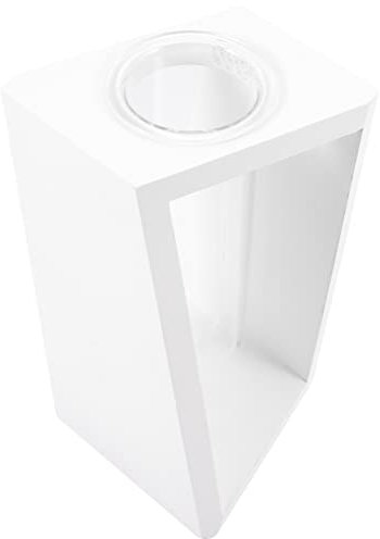 FONDOTIN Glasvase hydroponic vase hydroponische vase Wasserhydropflanzen Vase vases klarer Behälter kleine Terrarienpflanzen Pflanzenterrarium Vermehrungsstation im Reagenzglas Holz Weiß