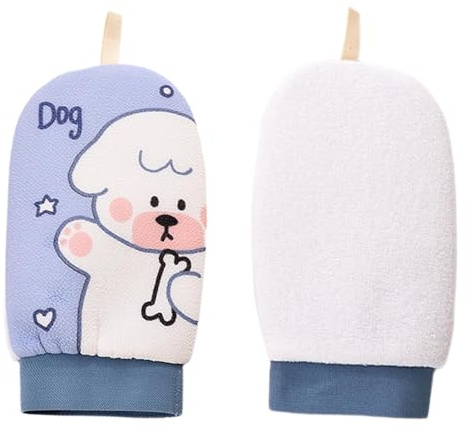 Gants Exfoliants Corps Accessoires Bain Gants Gommage | Exfoliant Corporel pour Peau Morte Pour les Hommes les Femmes les Garçons les Filles les Jeunes les Adolescents et la