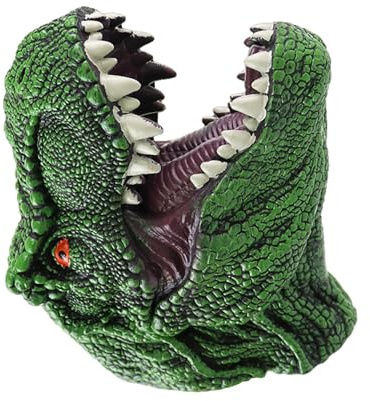 Títere Dinosaurio Realista - Marioneta Mano T Rex De Goma Flexible | Ideal para Juegos Imaginativos, Historias, Niños, Aprendizaje