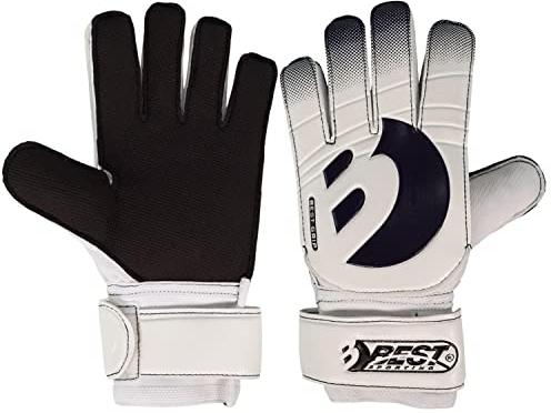 BEST SPORTING Torwarthandschuhe Best Grip I rutschfeste Fußballhandschuhe aus PU-Schaumstoff I Handschuhe Fußball Gr. 11 I hochwertige Tormannhandschuhe I schwarz - weiß