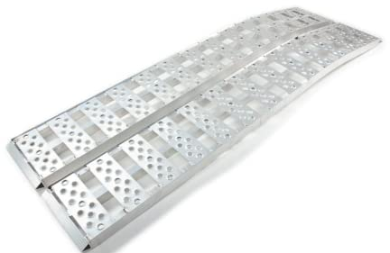 The Ramp People Alu Auffahrrampe PKW Paar, Anhänger und mehr 2.3m, 1360kg Kapazität Laderampe