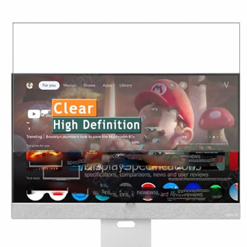 Vaxson 3-Pack Screen Protector, compatible with Asus ZenScreen Smart MS27UC 27 Monitor, TPU Guard Film Protectors Sticker [NOT Tempered Glass]