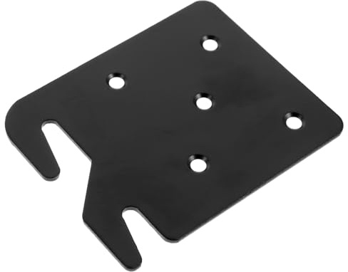 MAGICLULU Sujetador de Repuesto para Barandilla de Cama Negro, Bisagra de Hierro Resistente, Herraje para Marco de Cama, Compatible Muebles de Dormitorio, Accesorio para Fijación