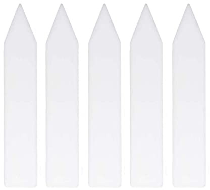 TopHomer Plastic Plant Labels Markers, 2 inch Thicken Waterproof Nursery Garden Tags for Herbs Vegetables Flowers Seed Potted Plants 300PCS White