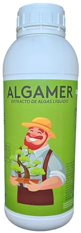 ALGAMER. Algas Ascophyllum Nodosum 15% ECOLOGICO: El Elixir Premium de Algas para un Crecimiento Excepcional y Vitalidad Inigualable,1 Litro