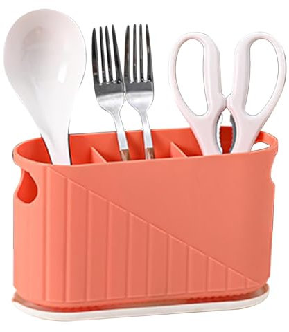 Portacucchiai e forchette, contenitore portabacchette - Portacucchiaio da cucina multiuso, supporto per asciugare utensili | Portab porta cucchiaio da bancone da cucina