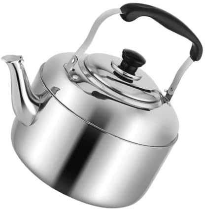 Alipis Hervidor De Silbato De Acero Inoxidable 7 Litros Gran Capacidad Resistente Compatible Cocinas De Gas e Inducción Uso Doméstico