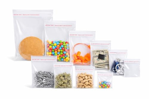 3 x 4 inches - 100 Pack Clear Self Sealing Cellophane Bags, Transparent Self-Adhesive OPP Gift Bags for Treats, Cookies, Cards & Crafts