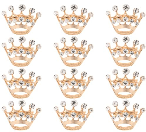 BESTOYARD Broches Dorados 12 Piezas Pins Con Diamantes De Imitación Para Bodas Fiestas Y Desfiles Accesorios Elegantes Para Ropa Bufandas Y Sombreros