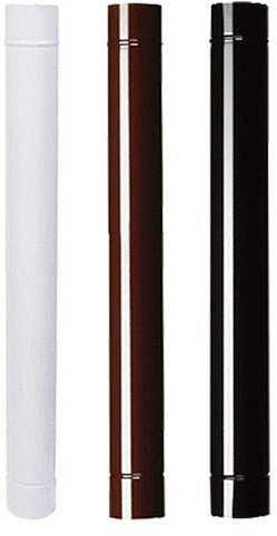 TUBO SMALTATO PER STUFE cm 100 ø 10 nero DP.701457