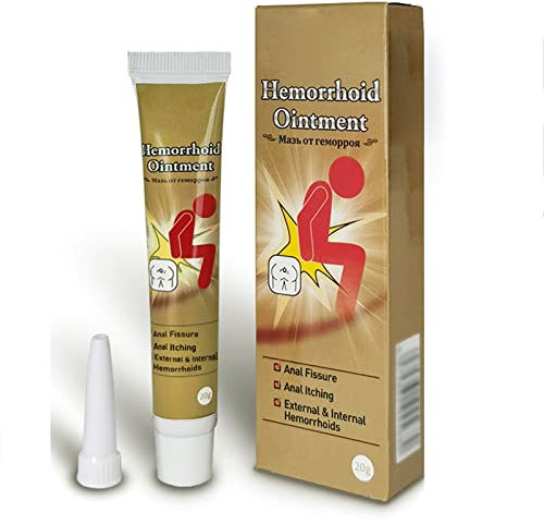 BMDHA CrèMe HéMorroïDe, Traitement des HéMorroïDes Soulagement Rapide Douleur HéMorroïDe Saignement Anal Gonflement des Contractions, Pommade pour HéMorroïDes Fissure Anale Plaie Interne Plaie