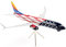 GeminiJets G2SWA1042 Southwest Airlines Boeing 737-800 Freedom One N500WR ; échelle 1:200
