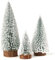 3Pz Mini Albero di Natale Innevato Albero di Natale da Tavolo Piccolo Alberelli Natalizi Decorativi Decorazioni Natalizie da Tavolo Centrotavola Natale Addobbi Natalizi Casa Fai da Te (A)