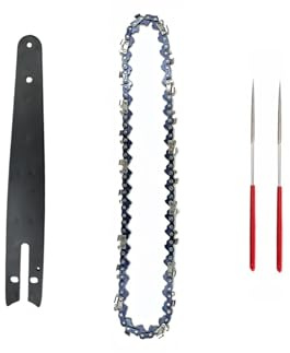 ZHLWei Guide de chaîne de tronçonneuse électrique de 8 Pouces, chaînes et Guide utilisés for l'exploitation forestière et l'élagage, Plaque de Guidage de tronçonneuse