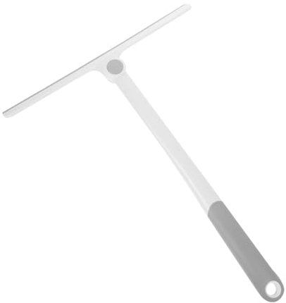 ORFOFE Limpiacristales para Puertas De Ducha Herramienta De Limpieza De Vidrio para Baño Limpiador De Mamparas Mango para Ventanas y Espejos