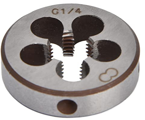 Legierter Stahl 1/4 G1, Gewindeschneider für Rohre Zum Schneiden mit Hoher Genauigkeit und Effizienz, 5 Spanlöcher, 38 Mm Außendurchmesser, Gewindeschneider aus Legiertem Stahl