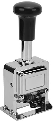 Automatischer Stempel mit Vierstelligen Seitenzahlen, Seitenzahlenstempel, Nummerierungsstempel, Selbstfärbende 5-stellige Zahlenstempelmaschine mit Zinklegierung