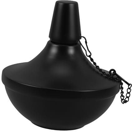 Sosoport Lámpara De Tiki para Exteriores Pequeña Recargable para Mesa para Patio Decorativo