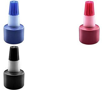 Wonday Stempelfarbe, Inhalt: 30 ml, schwarz, Sie erhalten 1 Packung