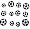 DHER 12 Stück Cartoon Fußball Stoff Patch Stickerei Patch, Fußball bügeln auf Patch,Iron-On Patches Flicken zum aufbügeln trendy Kleidung Stickerei Patch, Jeans dekorative Patch Patch für Jeans Hemden