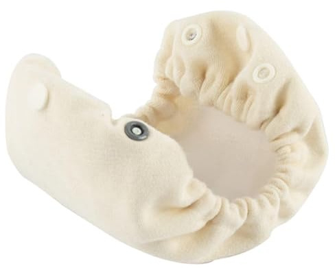 Popolini EasyFree Wool badkar som kan kopplas ihop för EasyFree blöja (M ca. 5–10 kg, vit)