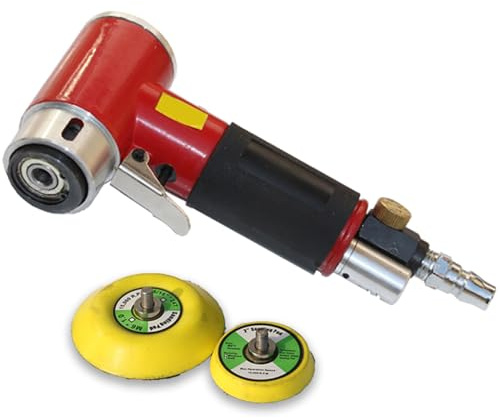 FRESQA Pneumatic Eccentric polishing Machine, Sanding Machine, Triangular Square car Beauty Cleaning, waxing and Sealing Tool,A