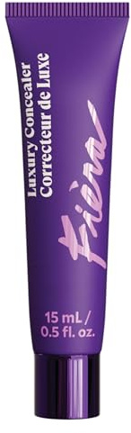 Fièra Luxury Concealer & Foundation with Anti-Aging Ingredients - Full Coverage for Dark Circles, Wrinkles, Fine Lines, and Spots, All-Day Wear For Mature Skin - Bisque, 0.5 FL. OZ. / 15 ML