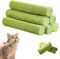 6 PCS Cat Grass Teething Stick, Freezed Drying Cat Grass Sticks Snacks Edible Cats Treats for Hairball Removal Cleaning Teeth Freshen Breath and Promote Digestion