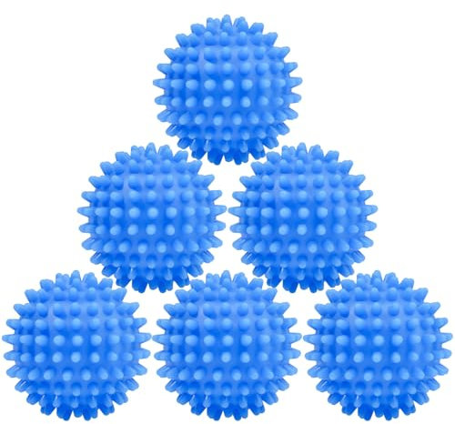 6 Pièces Boule de Lavage Machine a Laver, Balle de Lavage Machine à Laver, Boules de Lavages Balle de Sechage Seche Linge, Boules de Séchage pour Sèche-linges, Boule de Sechage pour Seche Linge