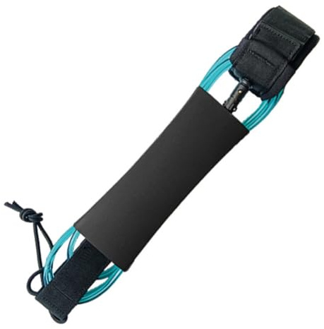 Qomcsrl Fionde da Surf Leashes Fionde da Surf Leashes Leg Rope Paddles Board Leashes 7 Piedi Fionde da Stand Up Paddle Leashes per Surf Sicuro 7 Piedi Fionde da Stand Up Paddle Leashes Accessori per K