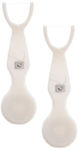 Warmhm Portahilos Dental Portátil Autodecortable 2 Piezas Diseño Nylon Abc para Cuidado Bucal Integral en Casa y Oficina