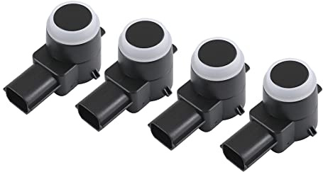 JDMSPEED Set of 4 Pcs Rear Bumper Backup Parking Sensor w/O-Ring Replacement for Chevrolet Cadillac GMC Chevy Saturn Buick Replaces 25961317 15239247 25961321 21995586 25962147 Parking Assist Sensors