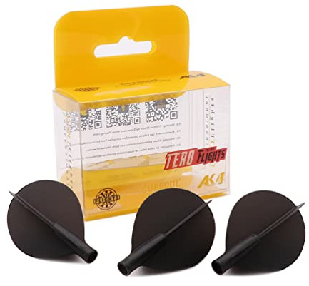 CUESOUL TERO AK4 Dart Flight Forma de estándar, Delgado, Cometa, Diamante, Escudo, Juego de 3 Piezas