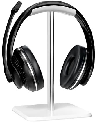 Gvolatee Soporte Auriculares, Soporte Cascos Extraíble con Silicona TPU Antideslizante para Todos los Tamaños de Auriculares, Headphone Stand para Auriculares Supraaurales, Adecuado para Sobremesa