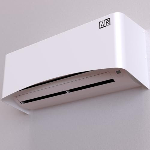 Cubierta para aire acondicionado split Box Air - Oculta la división y respeta el diseño de su hogar (blanco, L)