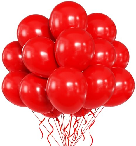 Yehnda Palloncini Rossi 100 pezzi 30 Cm Lattice Festa Compleanno Matrimonio Anniversario Fidanzamento Natale