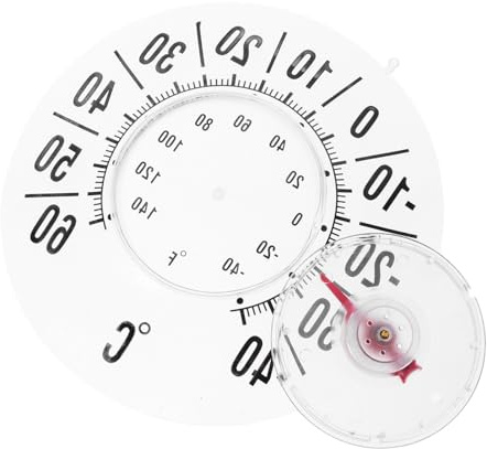 BESTonZON Professional Outdoor Thermometer Suction Cup Window Thermometer for Patio Temperature Gauge