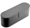 Xingsiyue Reise Tasche Hart PU-Leder Hülle Tragen Etui Case Compatible with Dyson HD01 HD03 Hair Dryer(Schwarz Tragbar Lager Box)