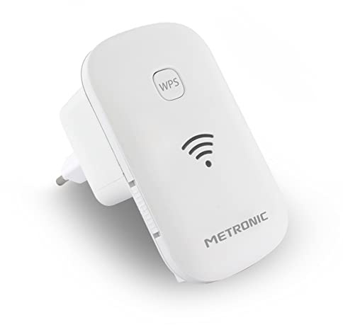 Metronic 495437 300 Mbps WiFi-repeater med på/av-knapp