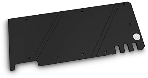 EK Water Blocks EK-Quantum Vector Trio RTX 3080/3090 Backplate – Schwarz (10 cm, Aluminium, 5 Watt, 25 dB, Wassergekühlte Komponente für Desktop)