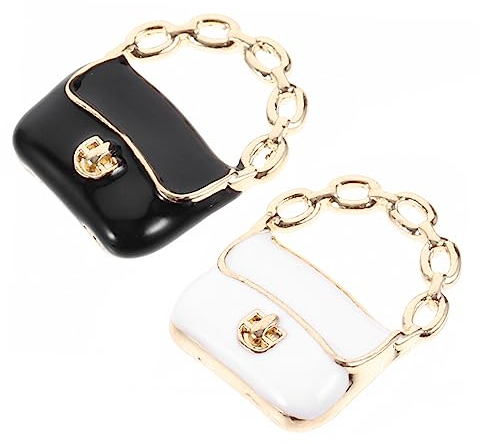 BESTonZON 4 Stück Mini-Kettentaschenmodell Schultertasche Modelle puppenhausfiguren Mini-Taschen-Ornamente Geldbörsen Handtaschen kleine Puppentasche Mini-Hausdekoration Miniatur Heimtasche