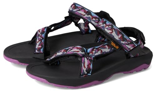 Teva Men's Original Universal Sandal, Mountain Mosaic Blue/Purple, 4 Big Kid