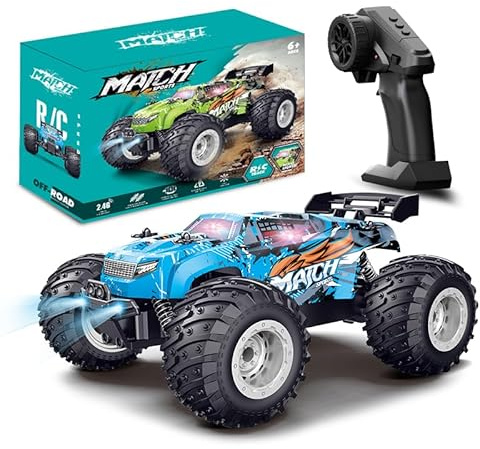 OBEST Macchina Telecomandata Tutti i Terreni, 2.4GHz RC Auto fuoristrada, Monster Truck auto radiocomandata Giocattolo,Auto Camion Telecomandato,Car Crawler Regali per bambini,ragazzi e ragazze