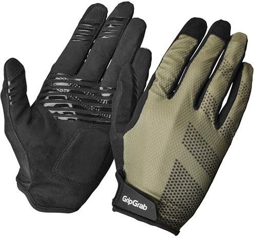 GripGrab Ride Lite MTB Handschuhe Sommer Fahrradhandschuhe Langfinger Mountainbike Gravel Bike Radhandschuhe Gepolstert