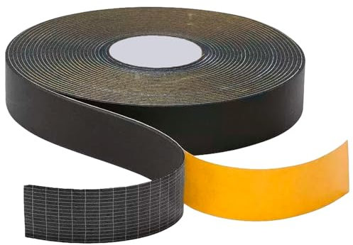 CABLEPELADO Cinta Anticondensación Autoadhesiva Arma Flex 50 mm x 10 m Negro | Aislante Térmico para Aire Acondicionado, Calefacción, Ventilación | Previene Moho y Condensación | Grosor 3 mm