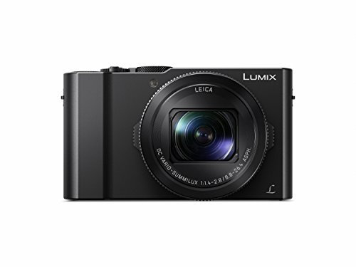Panasonic Lumix Appareil Photo Compact Expert DMC-LX15EF-K (Grand capteur type 1 pouce 20 MP, Zoom LEICA 3x F1.4-2.8, Ecran tactile inclinable, Vidéo 4K, AF DFD, Stabilisé) Noir – Version Française