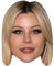 Mercedes Blanche (Blonde) Maske aus Karton