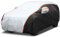 Sailnovo 10-Schichten Autoabdeckung Wasserdicht, Vollgarage Autoplane für Regen Sonne Staub Schutz, UV-Schutz Outdoor Vollautoabdeckung für SUV, Car Cover 508 * 198 * 178cm (Länge 482 bis 508 cm)