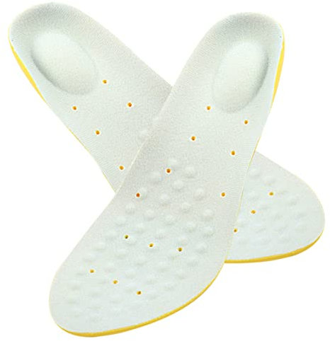 KOMBIUDA Memory-einlegesohlen Für Sportschuhe Atmungsaktiv Mit Plüschstoffoberfläche Stoßdämpfend Und Schweißabsorbierend Geeignet Für Arbeitsschuhe Und Stiefel Für Joggen Laufen Klettern