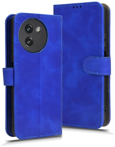 GOGME Libro de Cuero Funda para DOOGEE Note 59 / Note 59 Pro, Premium PU/TPU Flip Case Billetera Carcasa con Ranuras para Tarjetas y Soporte Plegable.Azul
